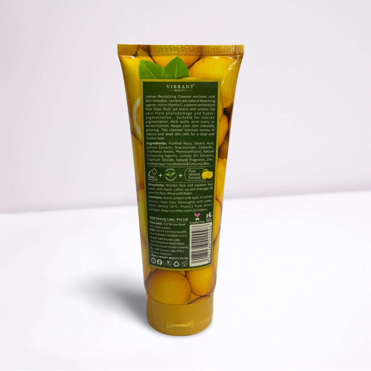 Vibrant Beauty - Lemon Revitalising Cleanser