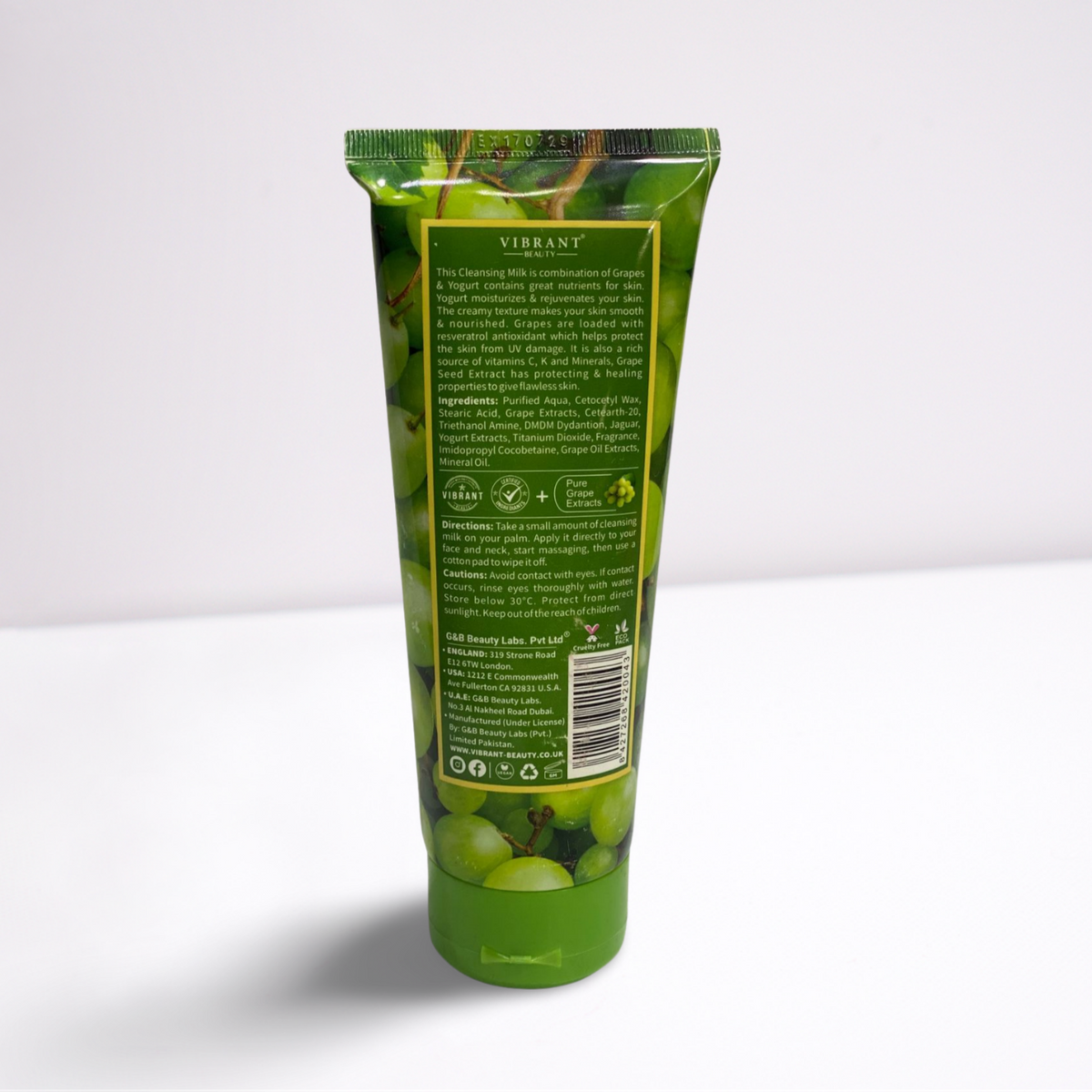 Vibrant Beauty - Skin Brightening Grapes&Yogurt Cleansing Milk