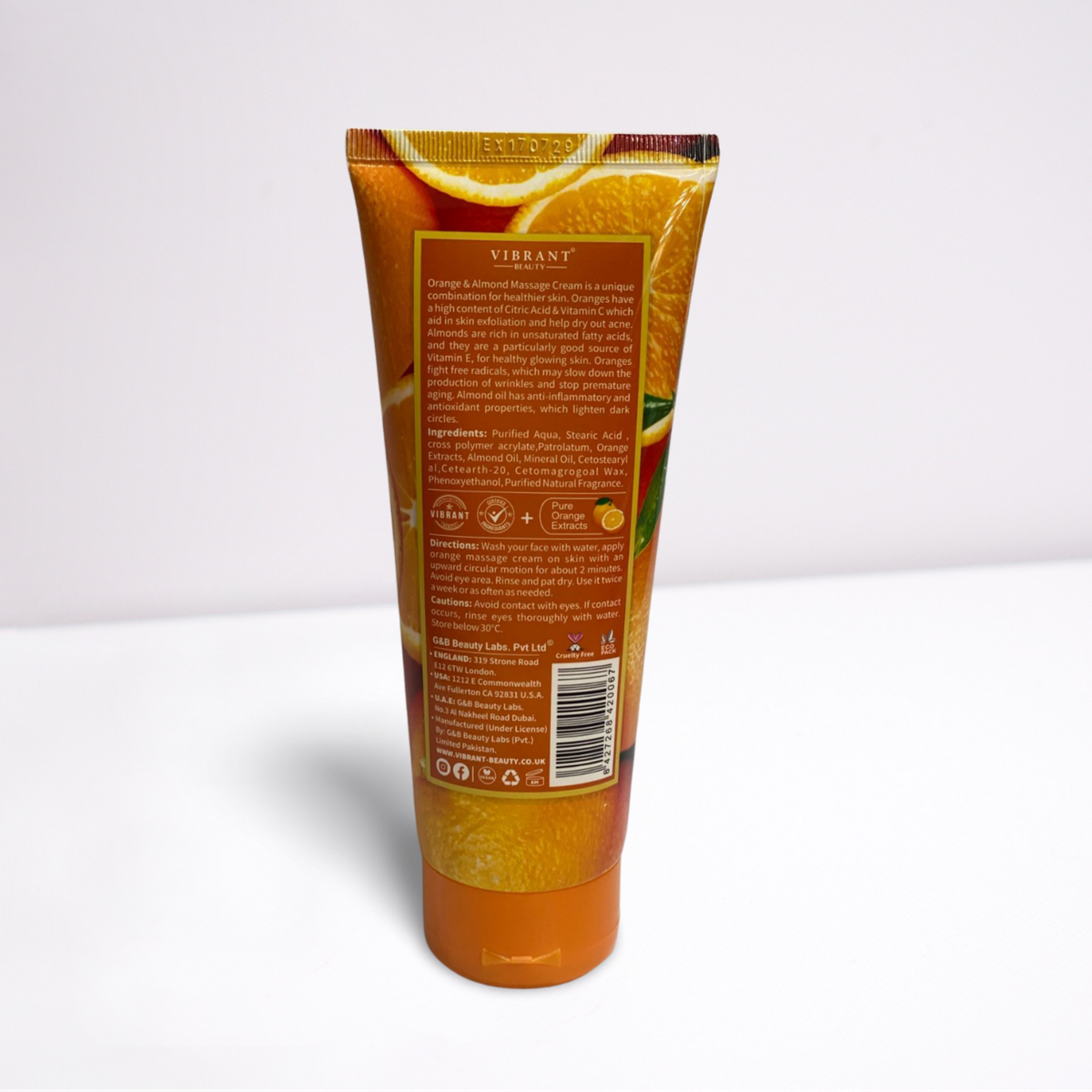 Vibrant Beauty - Orange&Almond Massage Cream